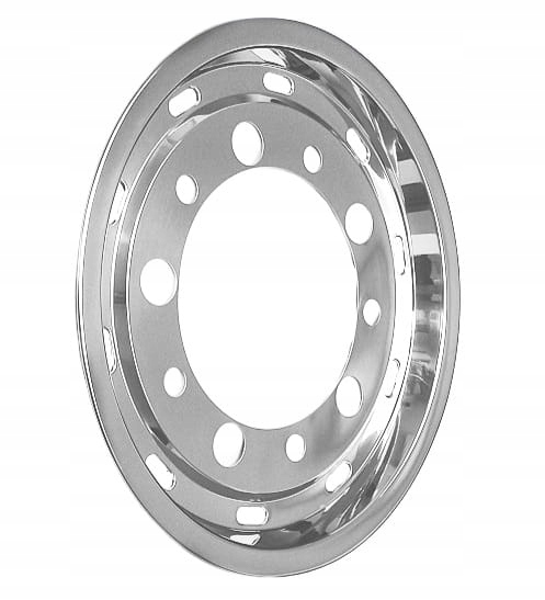 Poklice Na Přední Ráfek 22,5X11,75 ET120, Nerezová, 10 Otvorů Pcd 335 MM