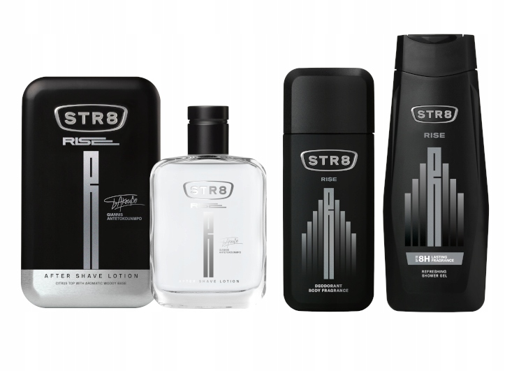STR8 RISE ZESTAW 3cz ASL100ml + DNS75ml + ŻEL400ml