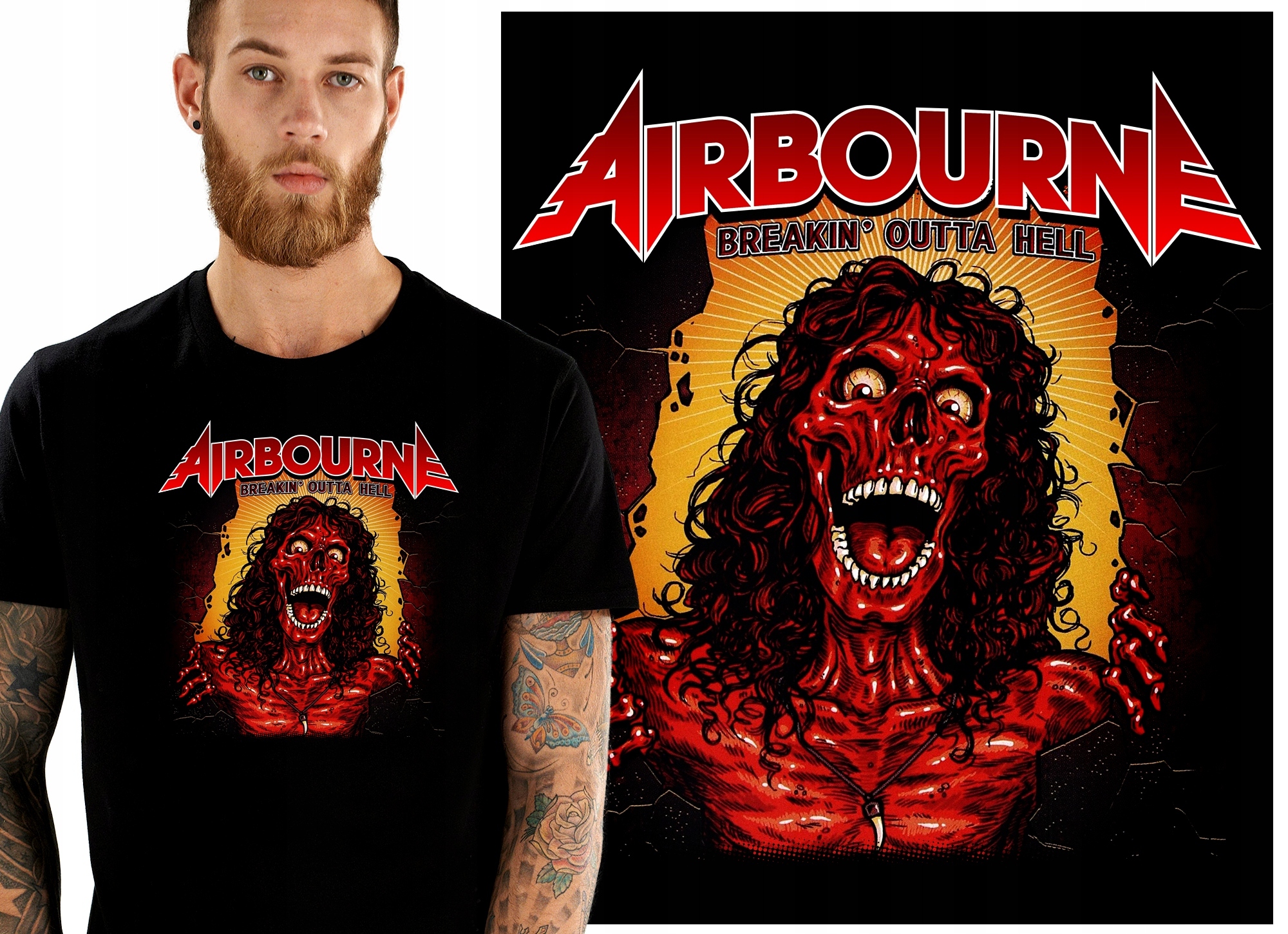 

Airbourne Ready To Rock Koszulka Męska L