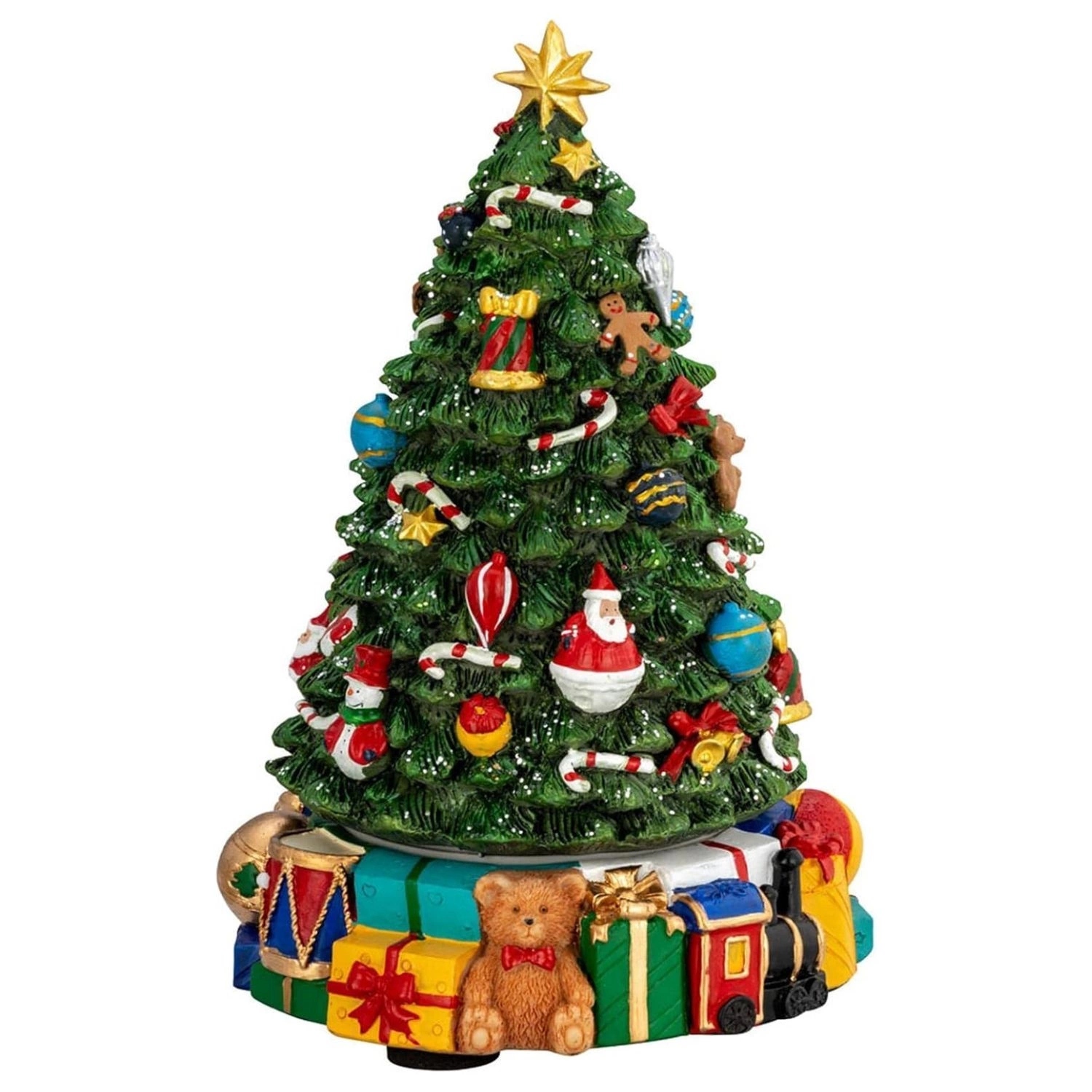 Hracia Skrinka v tvare vianočného stromčeka H.bauer s vianočnou melódiou