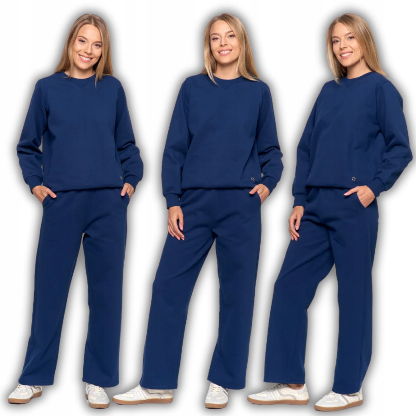 Dámská tepláková souprava Zateplená Mikina Kalhoty s vysokým pasem Moraj XXL