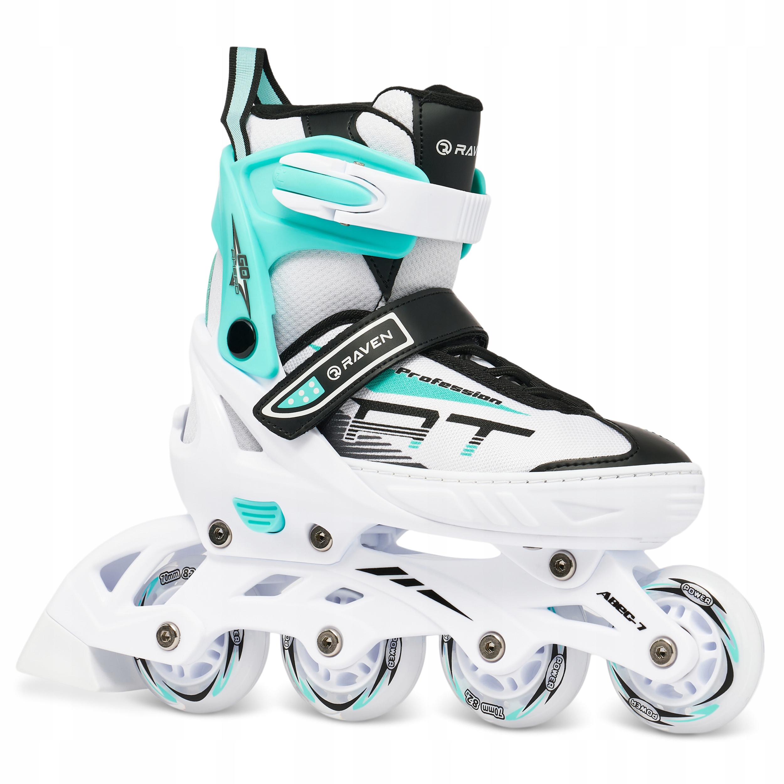 Rolki Regulowane Raven Profession White/Mint 28-32