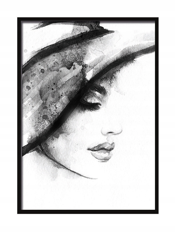 OBRAZ PLAKAT W RAMIE 53x73 cm Moda 3 P541