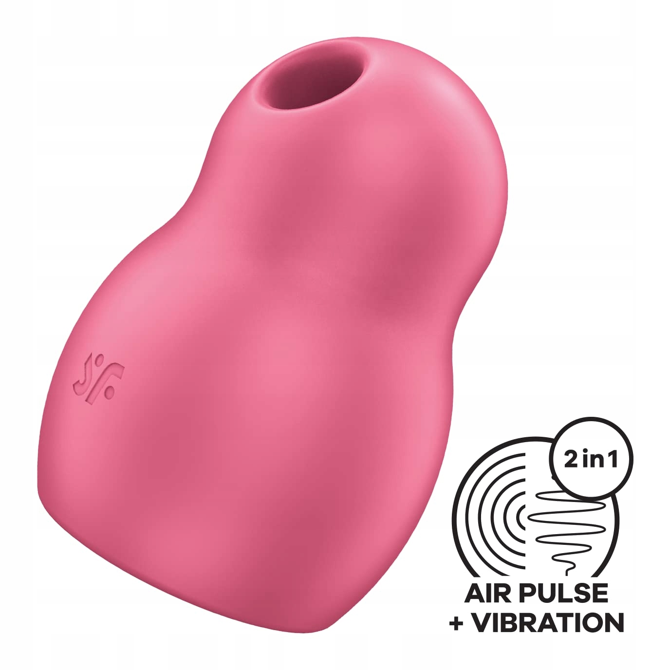 SATISFYER Pro To Go 1 Wibrator Dwa Silniki Kompaktowy Wodoodporny Czerwony — miniatura 2