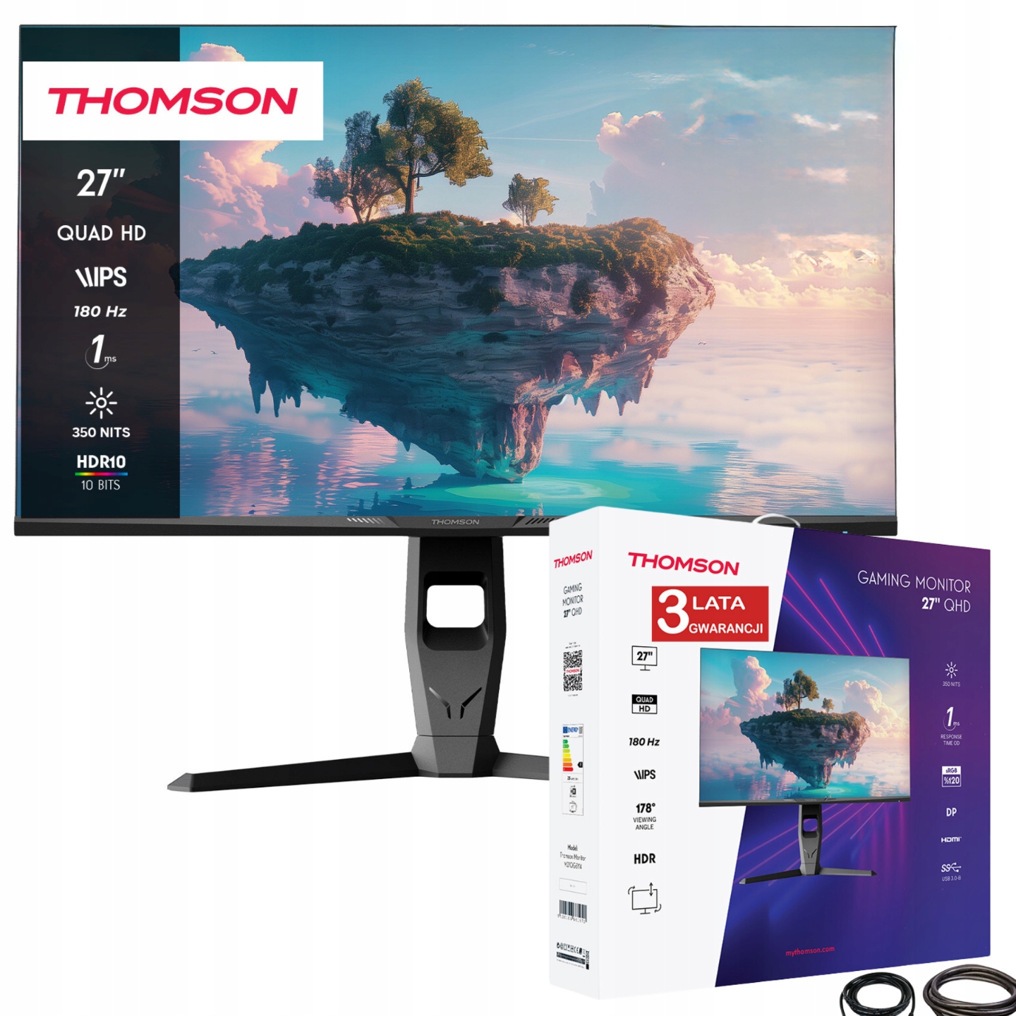 Led Monitor Thomson M27QG5Y14 27" 2560 x 1440 px Ips Pls