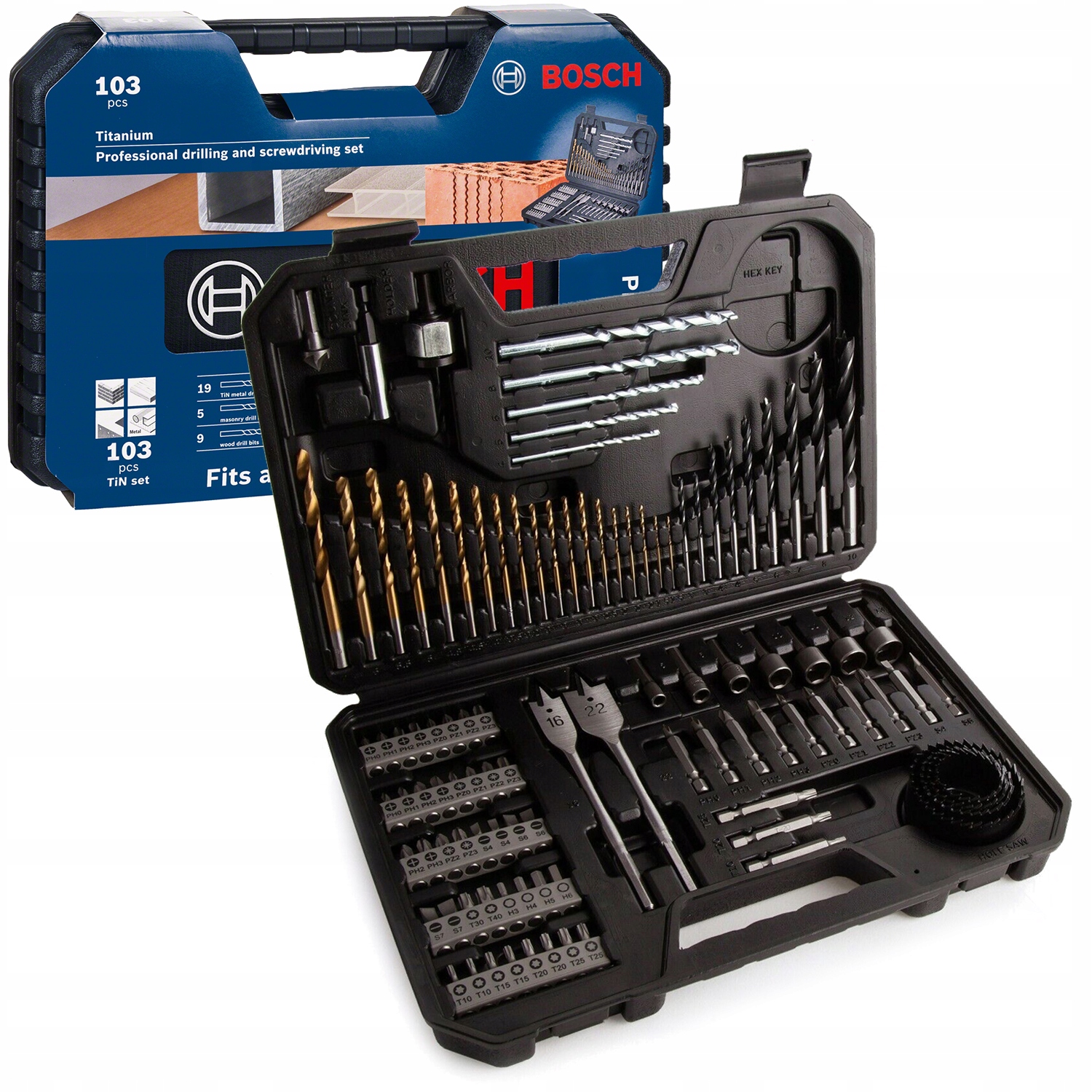 BOSCH 121221252 １２本セット Zestaw BOSCH Professional | GSR 180-LI | GBH 180-LI | GWS