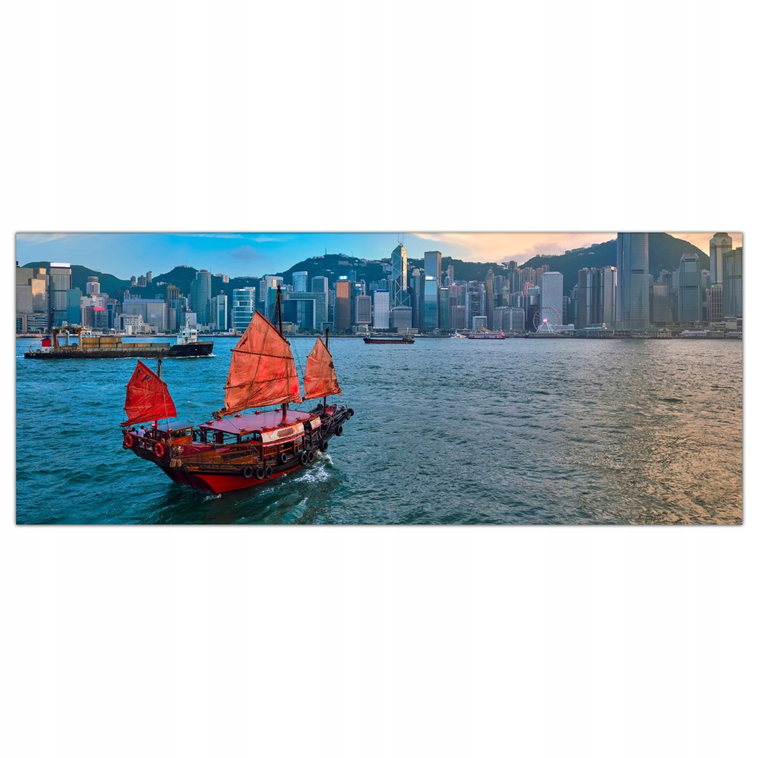

Obraz Szklany Foto-obraz Statek Hong Kong 125x50