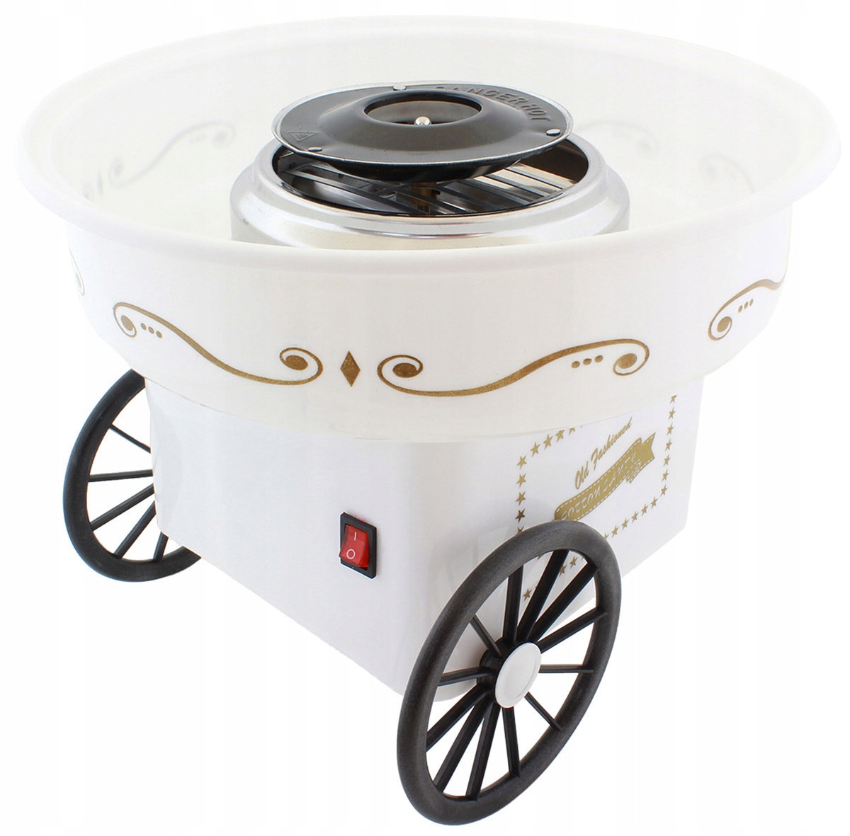 WATA CUKROWA MASZYNA DO WATY CUKROWEJ DOMOWA 500W ZESTAW ŁYŻECZKA AG137F Model AG137F