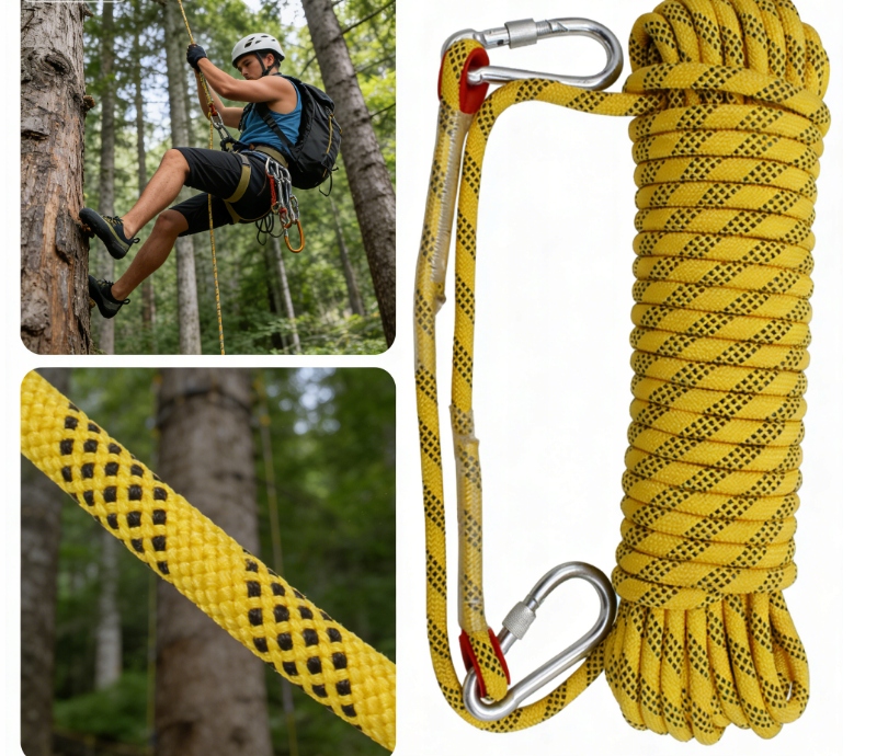 Profesionální Průmyslové Lano 20 M 12 MM – Silné, Zajišťovací, Pro Tažení