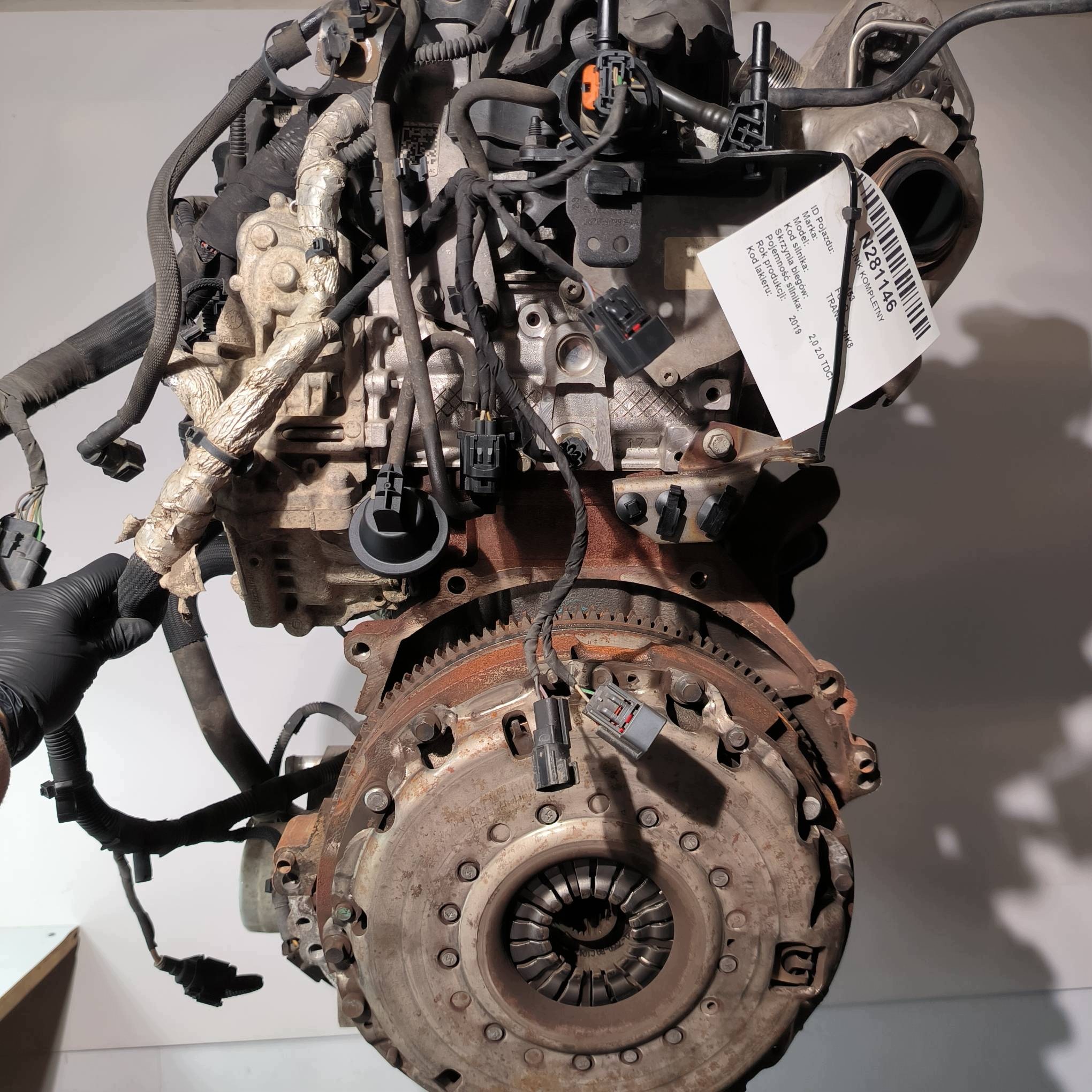 motor T20DD0J 2.0 130 ECOBLUE FORD TRANSIT MK8