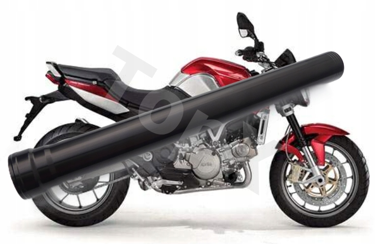 TopX Holení Trubka laga tlumič Odpružení Aprilia Na Mana 850 07-16 1 Ks