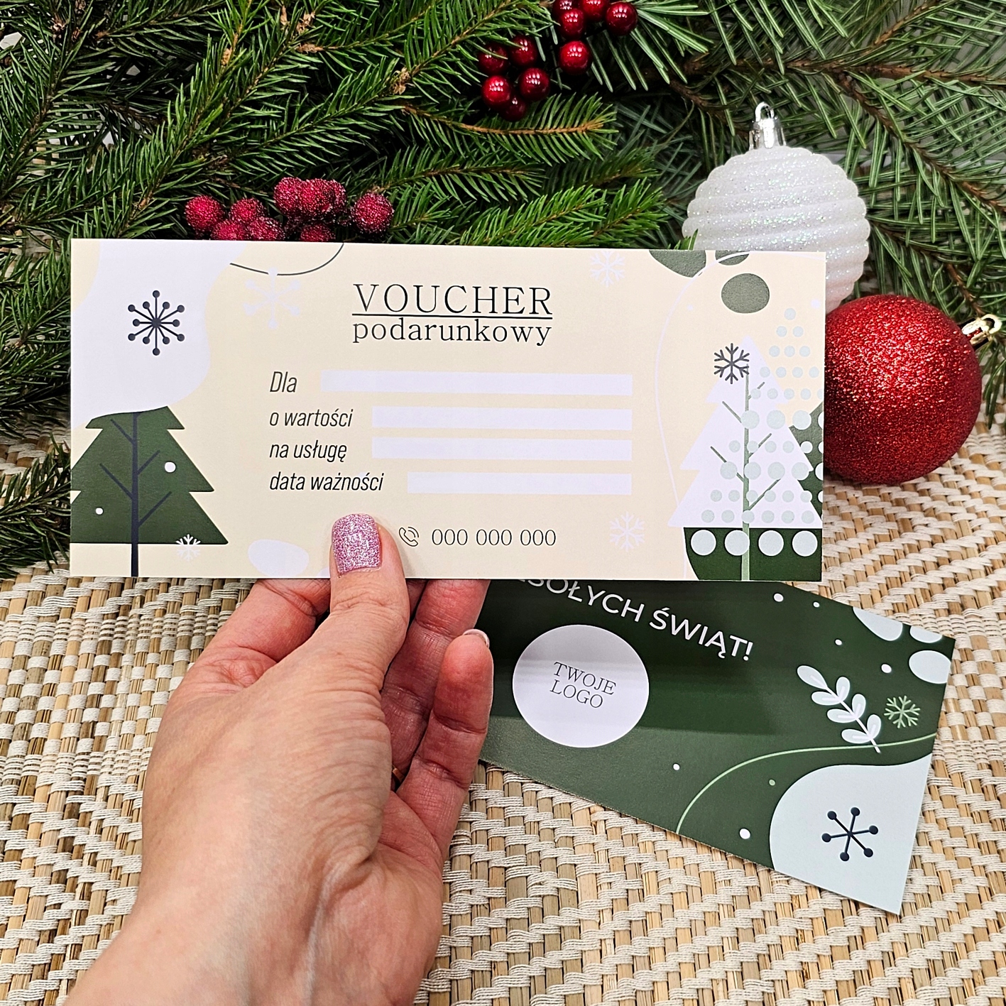 Dárkový poukaz na firemní vánoční dárek 50 kusů