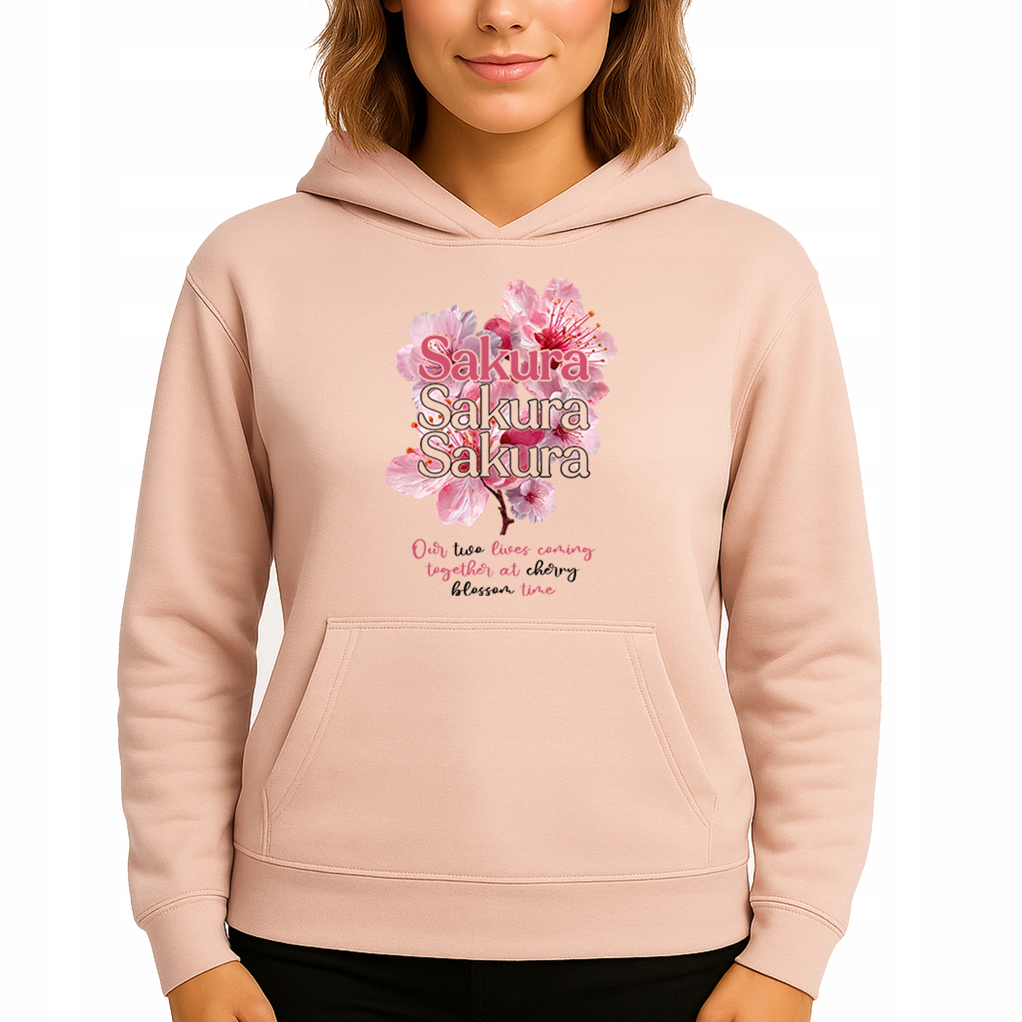 Mikina S Kapucí Hoodie Pech Perfect Bavlněná Módní Sakura Vel S