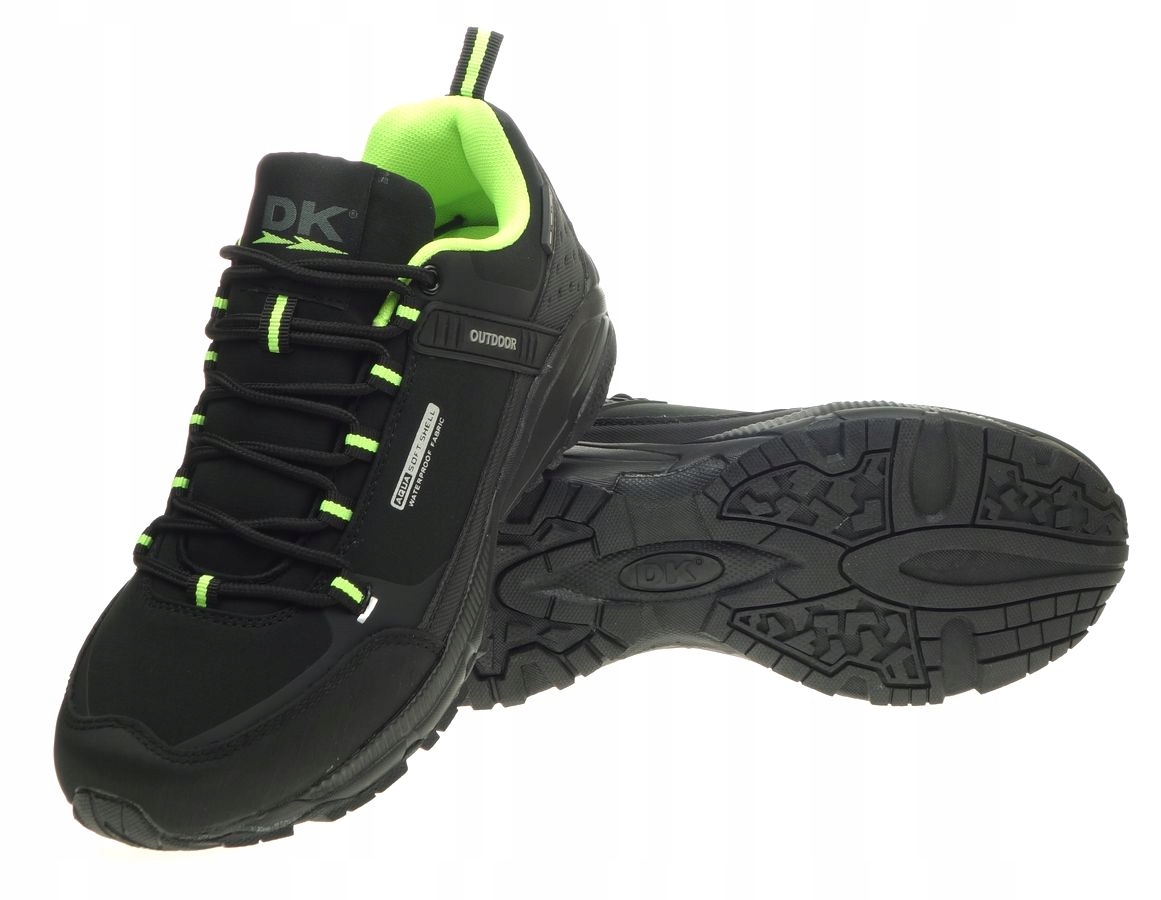 Buty Damskie Trekkingowe DK PREDATOR SoftShell OUTDOOR Sportowe BlkGreen 40 Rozmiar 40