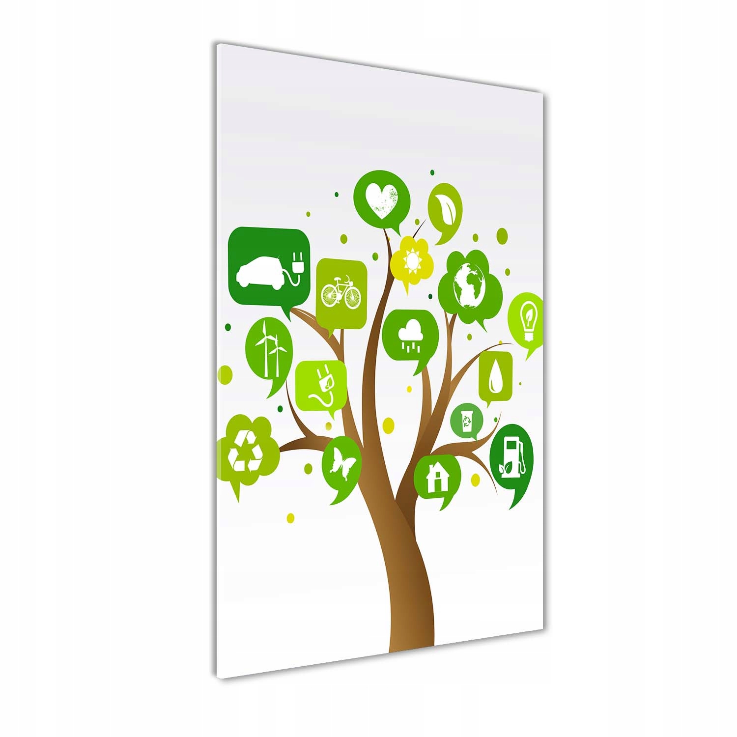 

Foto obraz na szkle Ekologiczne drzewo 70x140 cm