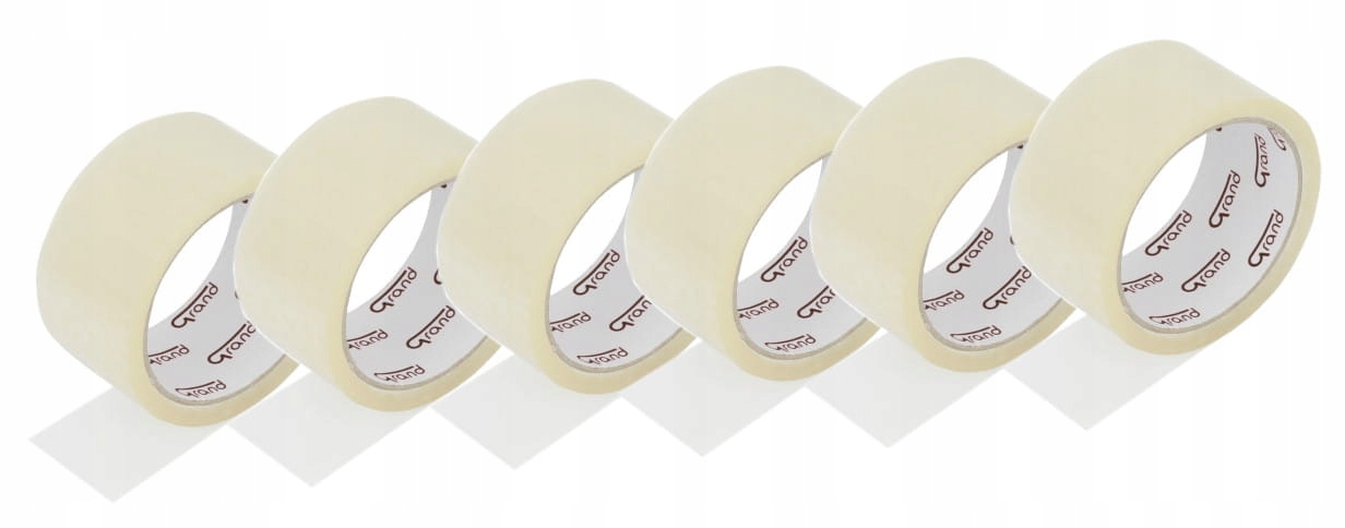 

Taśma pakowa przeźroczysta 48mmx50m Grand 6 sztuk