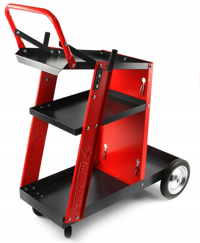 WÓZEK SPAWALNICZY DO SPAWAREK Z PÓŁKĄ MIEJSCEM NA BUTLĘ 3 PÓŁKI Marka Mar-pol