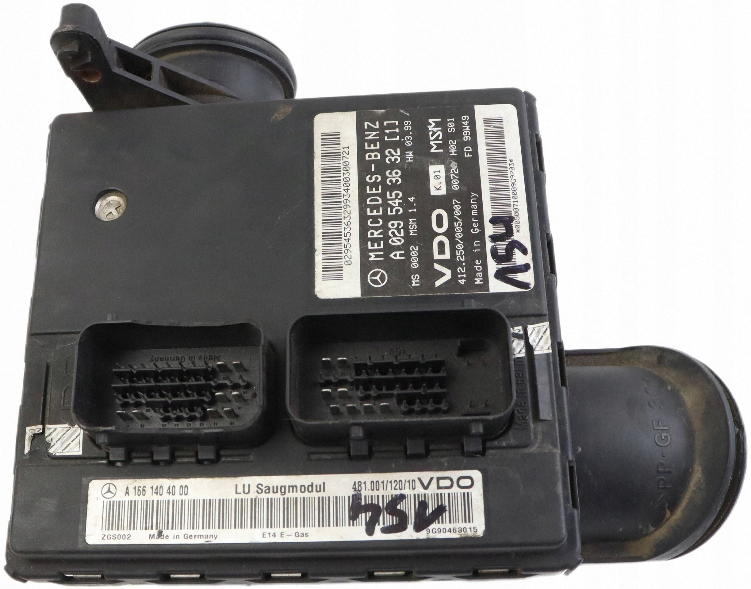 MERCEDES W168 modulo computer Motore 1.4 A1661404000 A0295453632