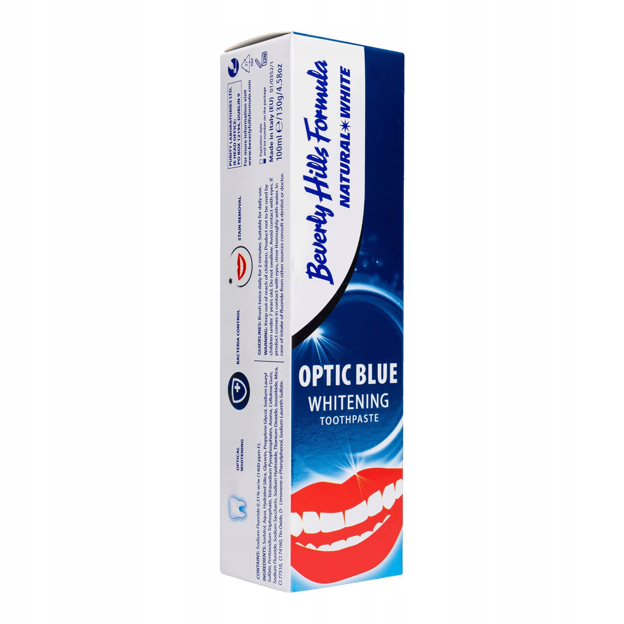 

Beverly Hills Pasta Do Zębów 100ML Optic Blue Whit