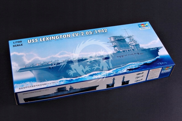 Uss Lexington CV-2 Trumpeter 05716 v měřítku 1/700
