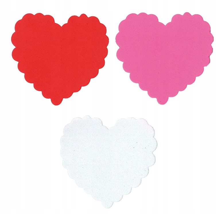 Samolepící Pěnová Srdíčka Písmenka Scrapbooking