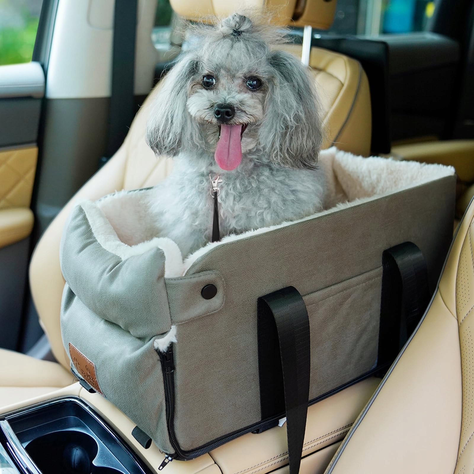 PETCOMFORT Fotelik Samochodowy Dla Psów Kotów Do 6kg Podróże Samochodem — miniatura 2