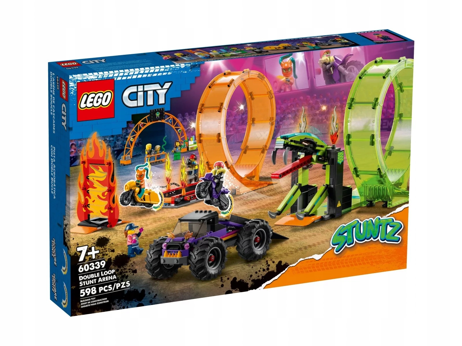 Lego City 60339 Kaskadérská aréna se dvěma smyčkami