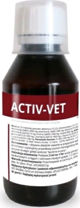 ACTIV-VET AKTYWATOR ENERGII 125 ML