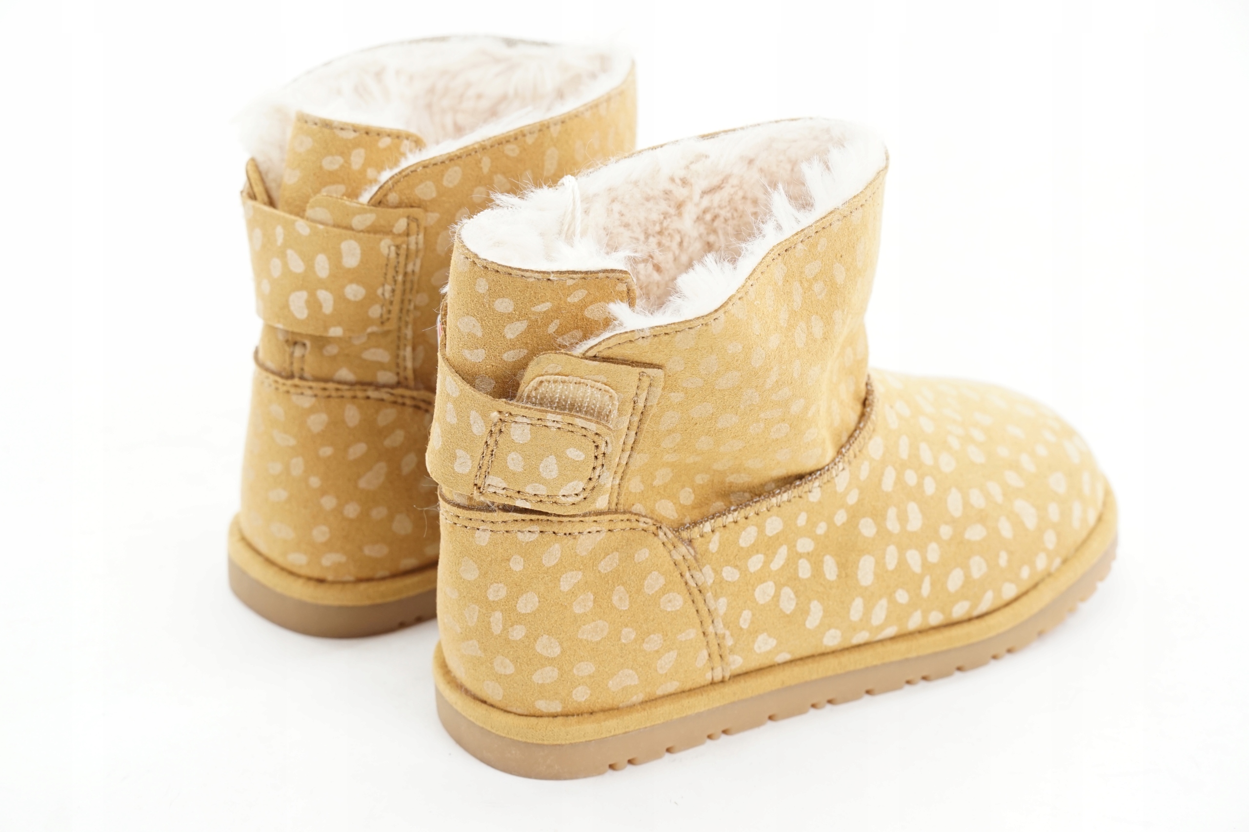 ZARA śliczne botki półbuty lekkie z ociepleniem r. 21 RR21 WYPRZEDAŻ Kolor brązowy