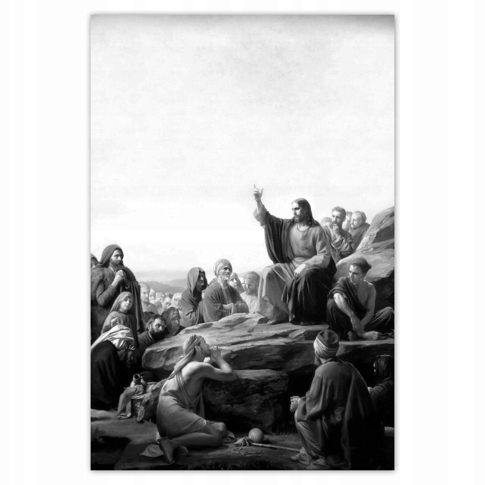 

Naklejki 80x120 Jezus Kazanie na górze