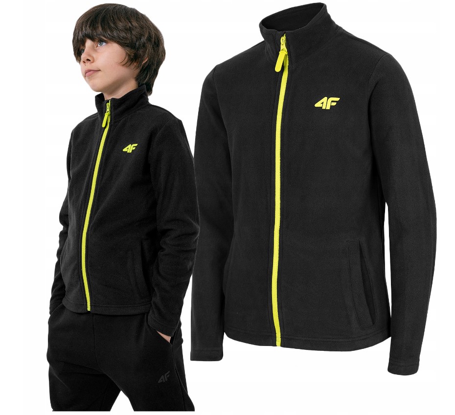 

4F Ciepły Polar Rozsuwany Bluza JPLM001 > 134