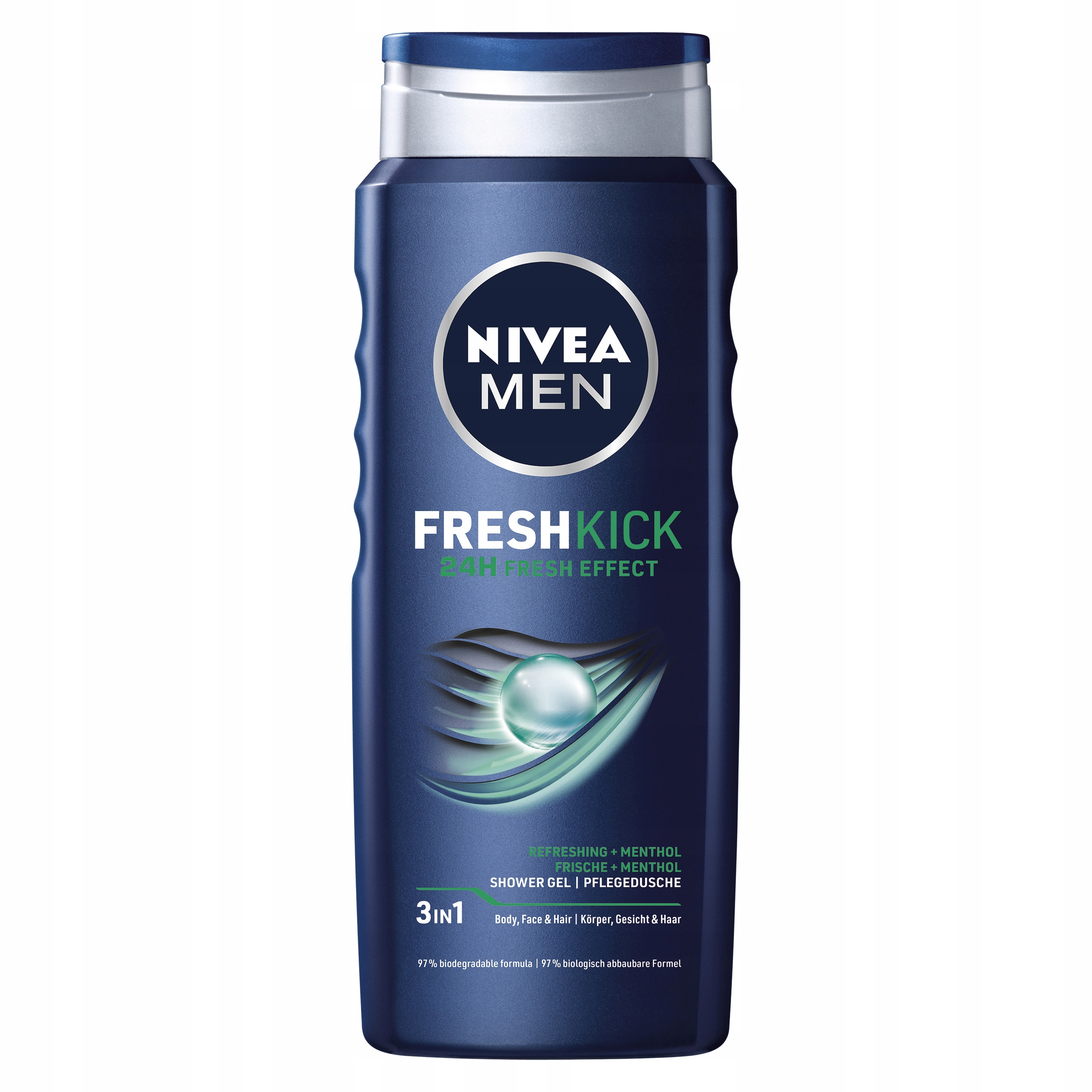 

Żel pod prysznic męski Nivea Men Fresh Kick 500ml