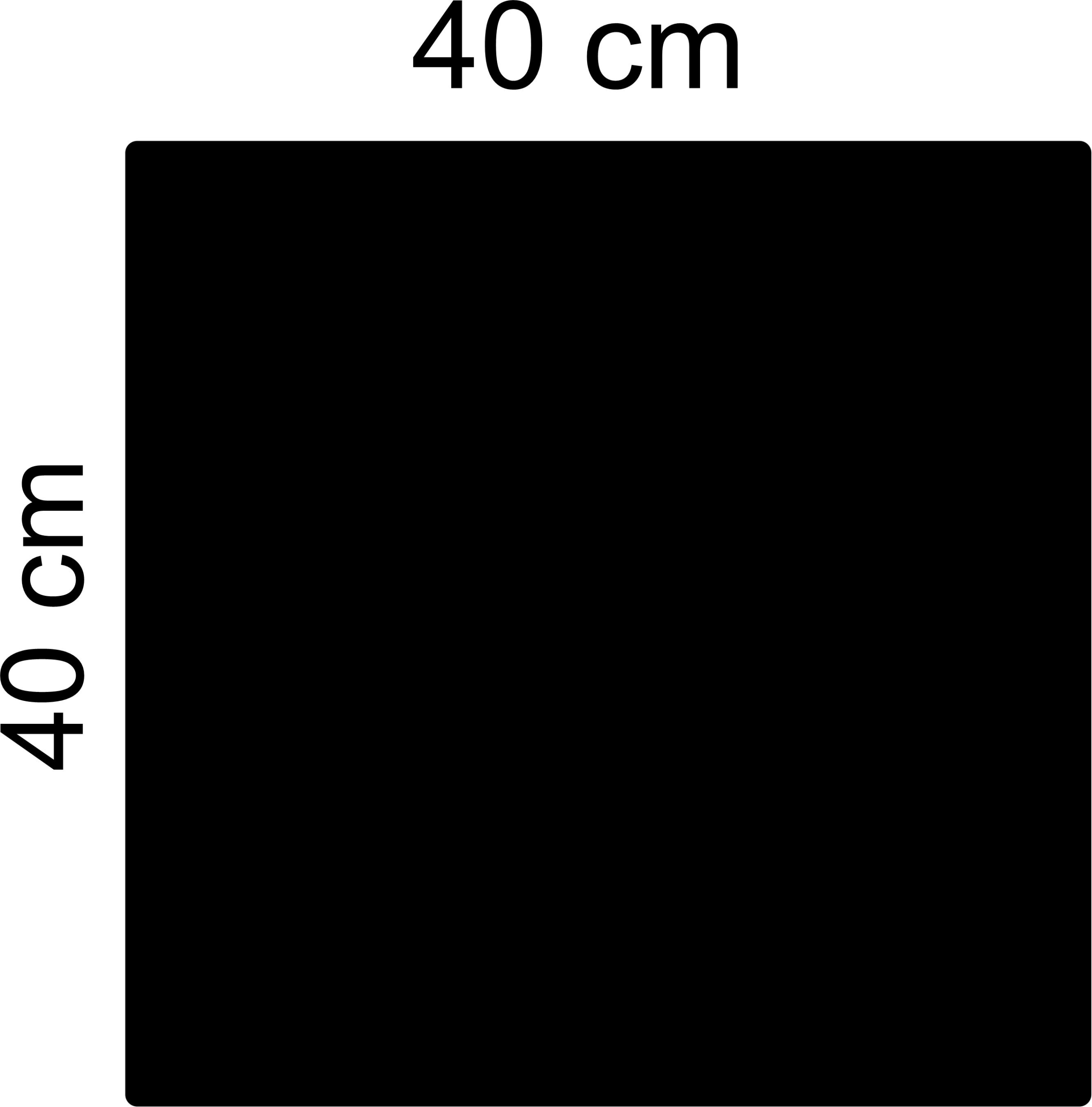 Kovová Magnetická magnety Čtverec 40x40 cm