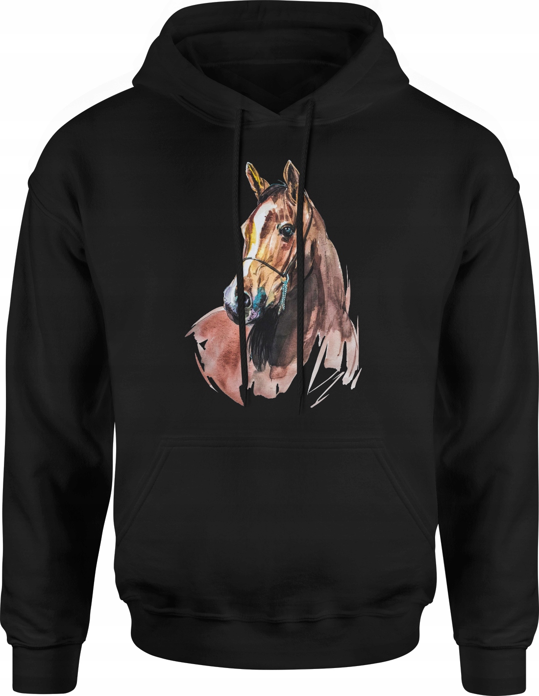 

Bluza Z Koniem Koń Męska Z Kapturem Nadrukiem L