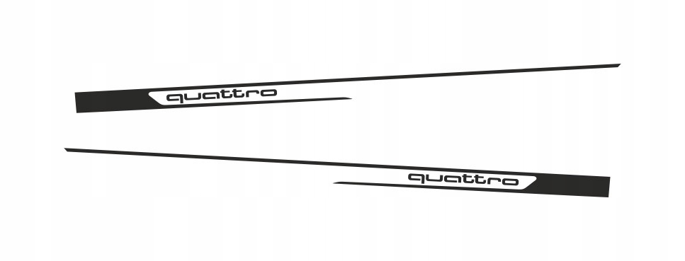 Samolepky s-line quattro pro automobil Audi A5 06
