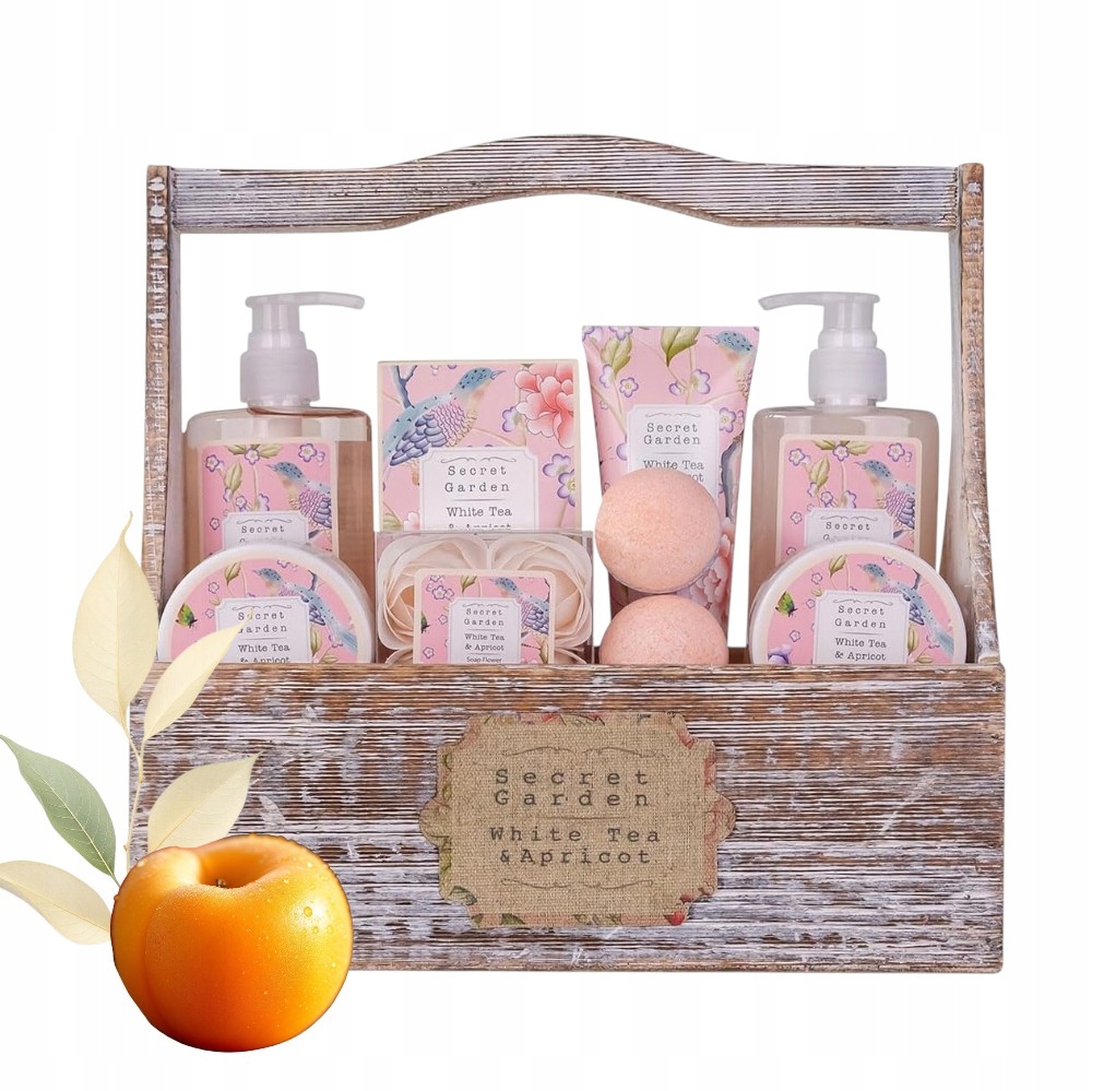 Gel Vonný Gel 100% Peeling Máslo Sůl Meruňka Spa Sada Dárek