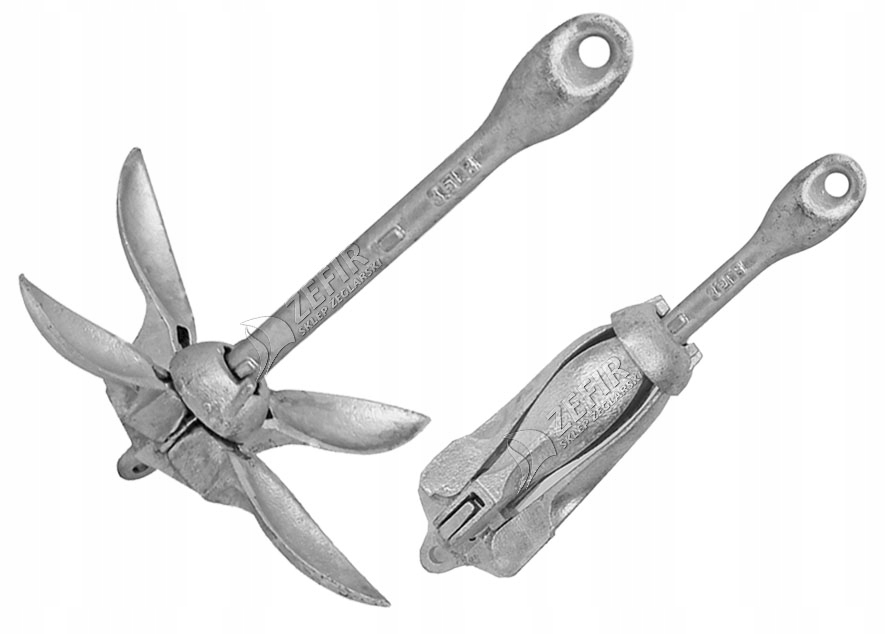 Kotwica Do Łodzi Składana Ocynk 15kg 02615