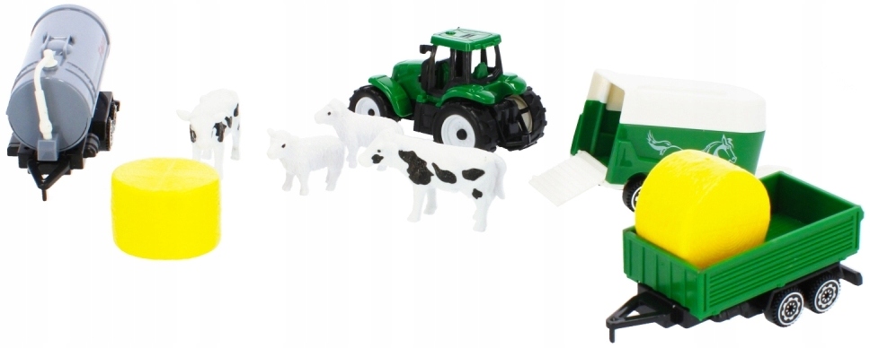 TRAKTOR FARMA RANCZO MASZYNY ROLNICZE PRZYCZEPA Marka Mega Creative