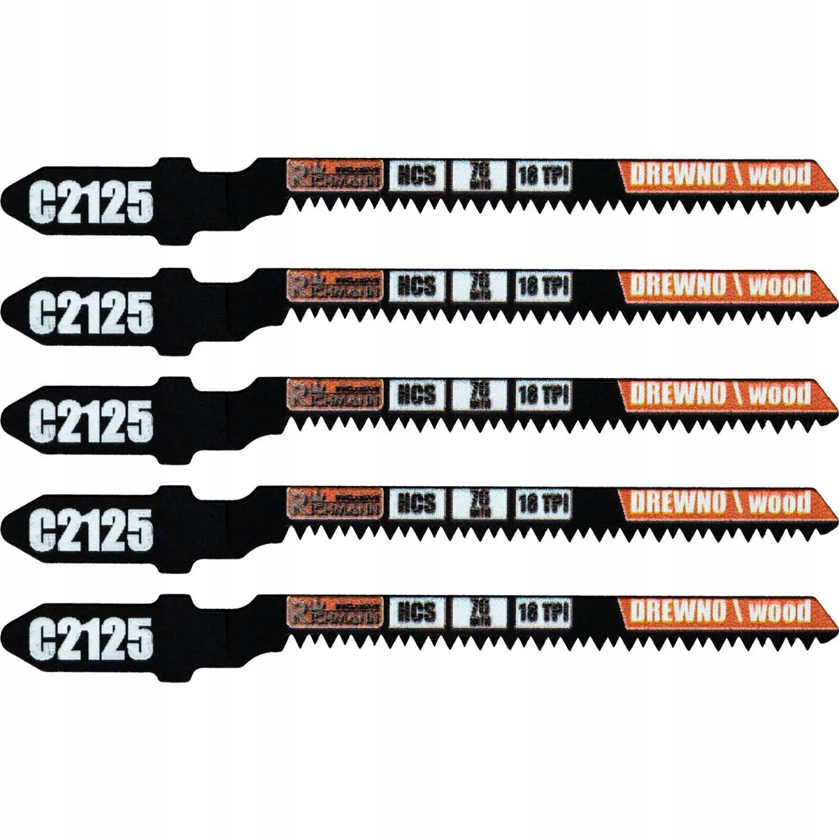 

Brzeszczot do drewna/PCV 76mm C2125 T101AO 5szt.