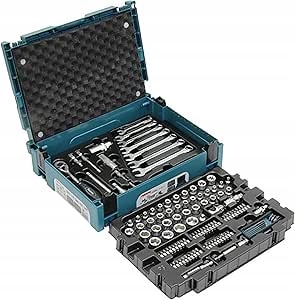 Makita Sada 120 ručných nástrojov čierna/modrá