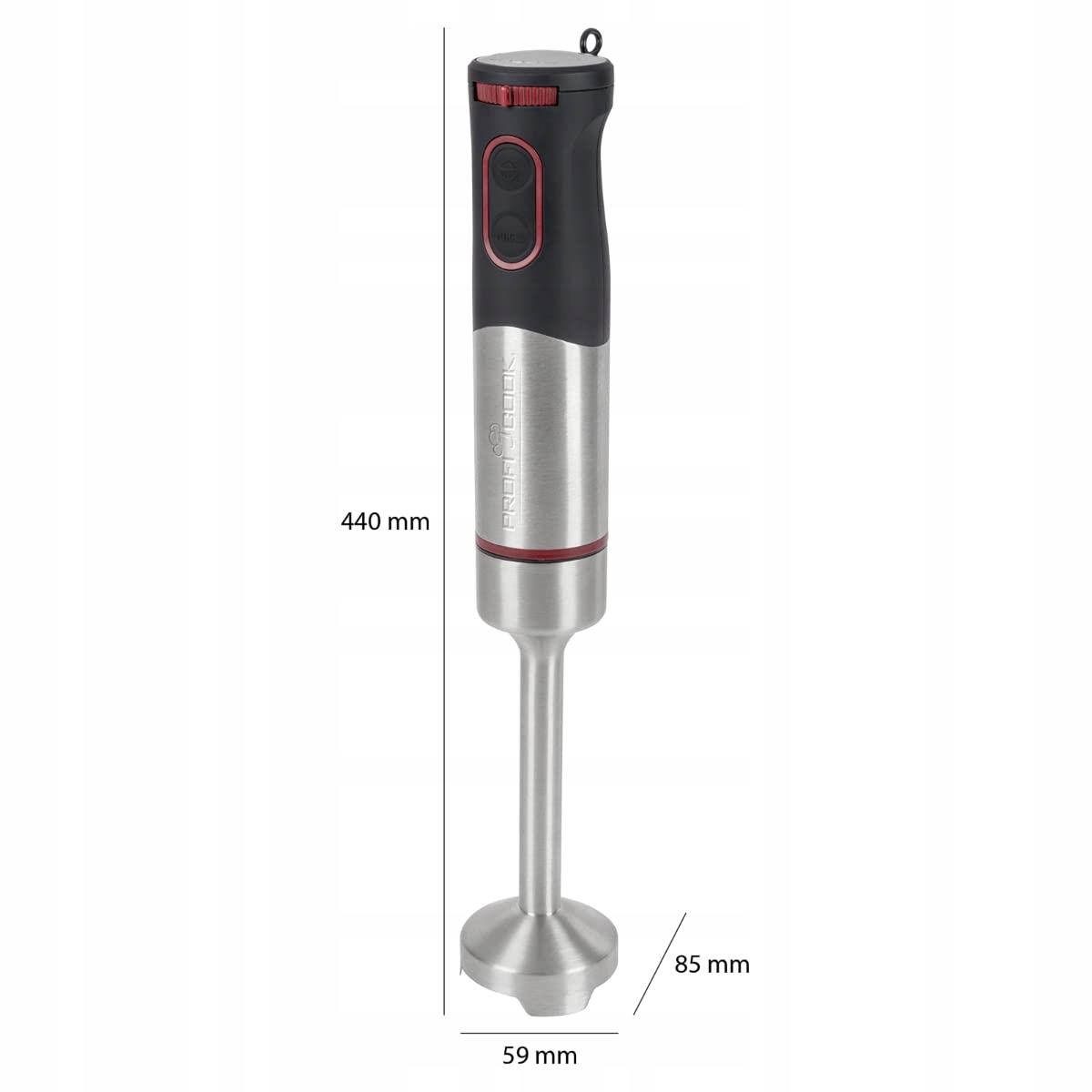 PROFICOOK Blender Ręczny 2w1 Stalowy Do Smoothie 1000W — miniatura 7