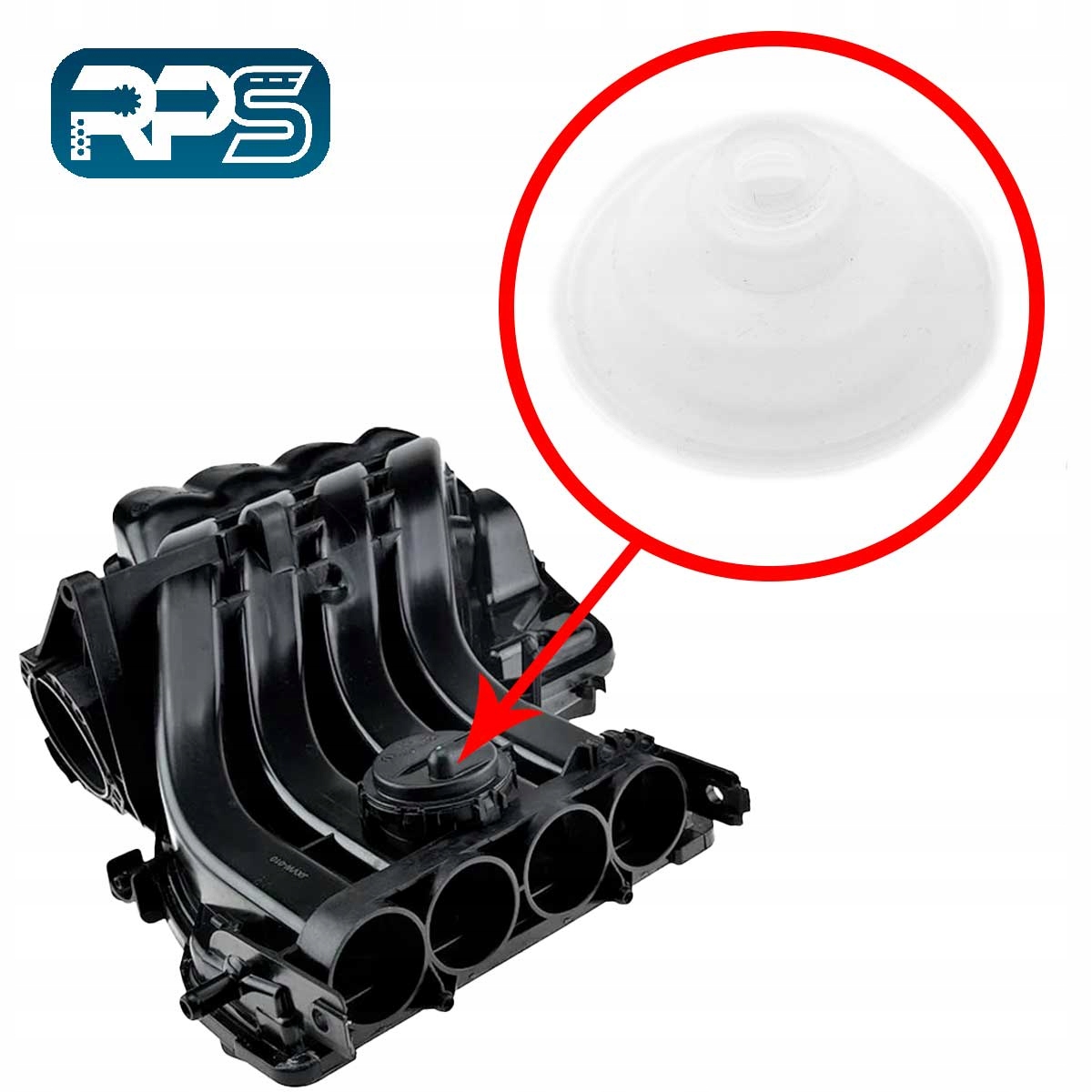 Membrána sacího potrubí Vag 1.6 06А133203ЕМ, 06A133203DL, 06A133185FN