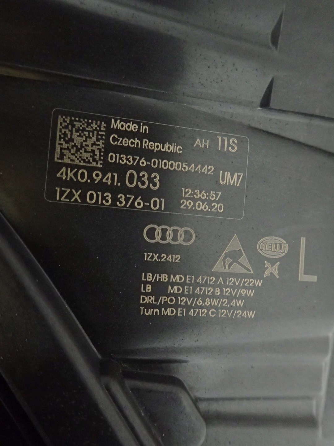 light left left FULL LED AUDI A6 C8 4K 2018