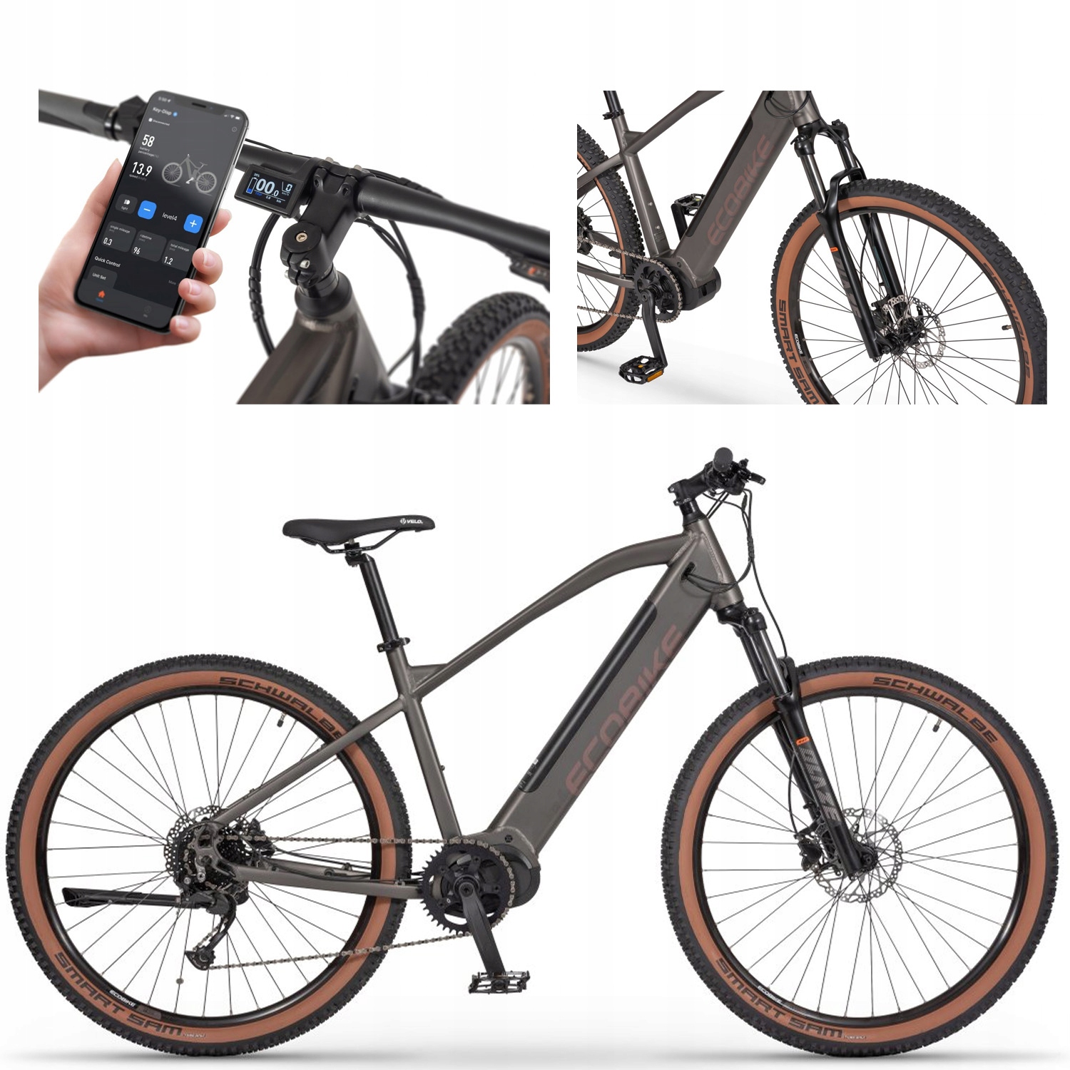 Odkryj komfort jazdy z Ecobike Sx 300 Rower elektryczny 14Ah 19"