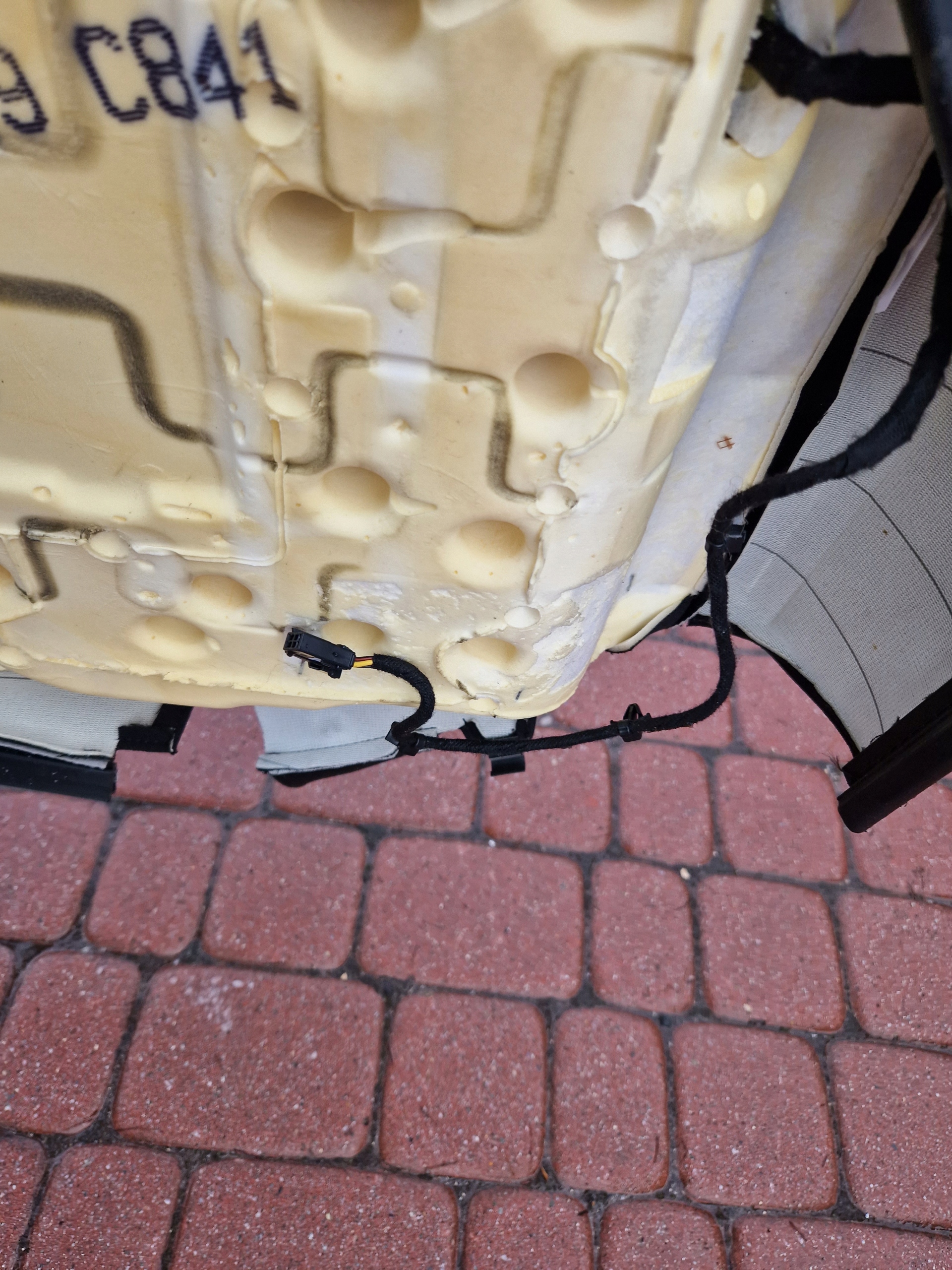 Siedzisko Sitz Blende Abdeckung Halbleder heizung SITZ Opel Insignia B #U1