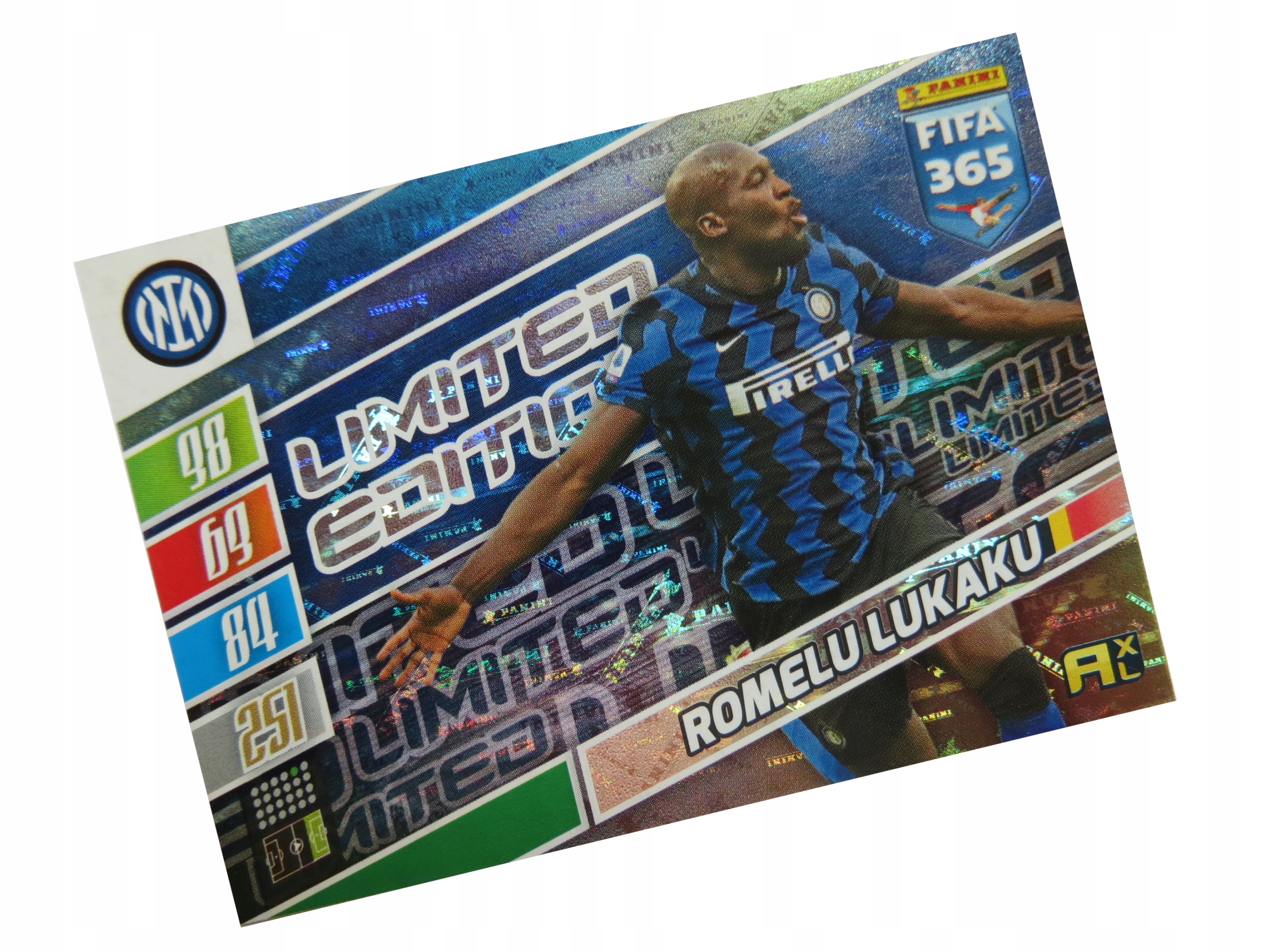Panini Fifa 365 2022 Karty Piłkarskie Limited Romelu Lukaku Inter Mediolan
