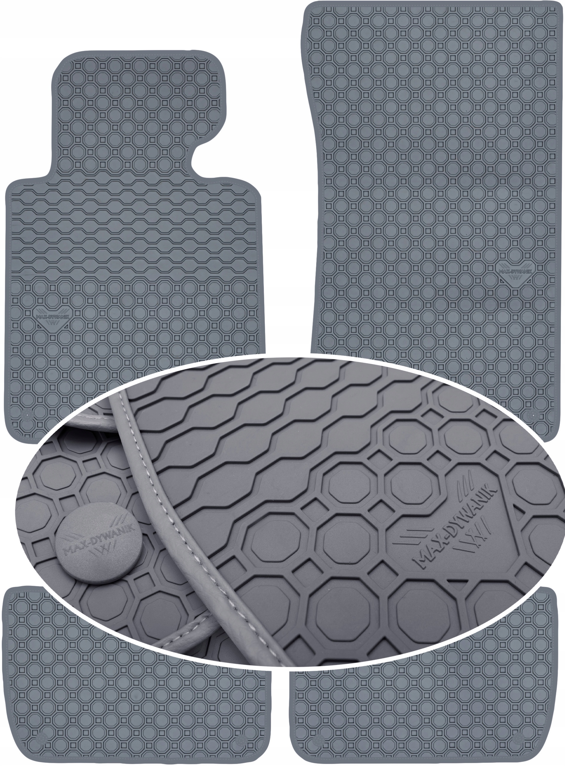 Bmw 3 E46 1998-2006 Koberce Sivé