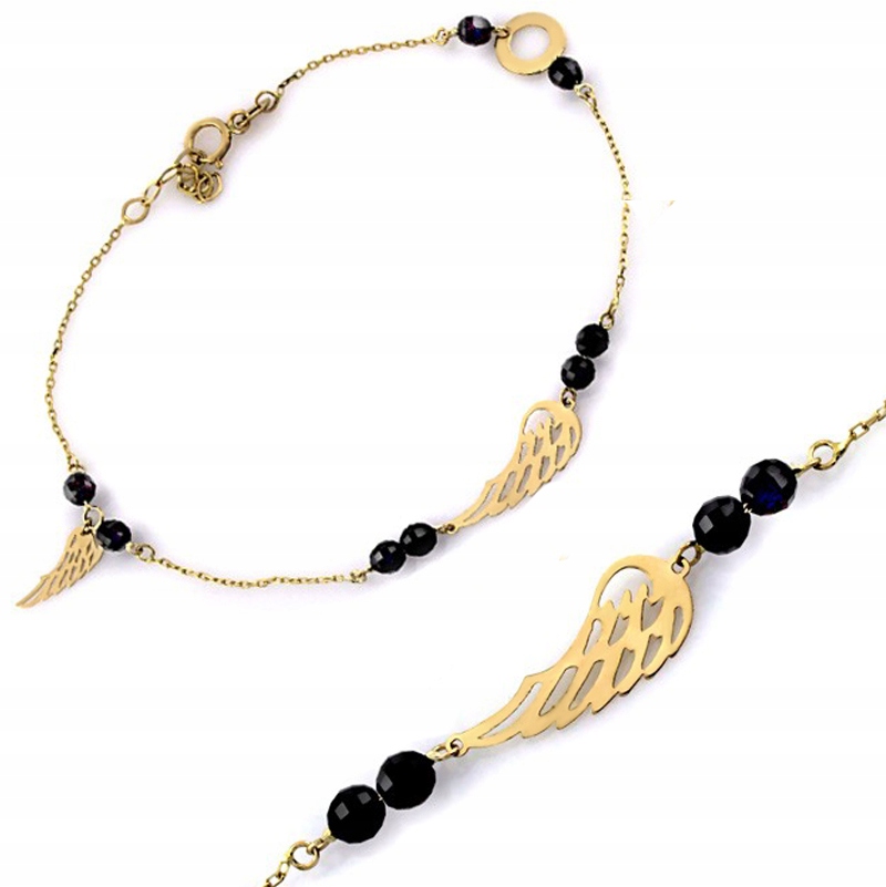 Zlatý Náramek Celebrity Křídla Anděla Svatba