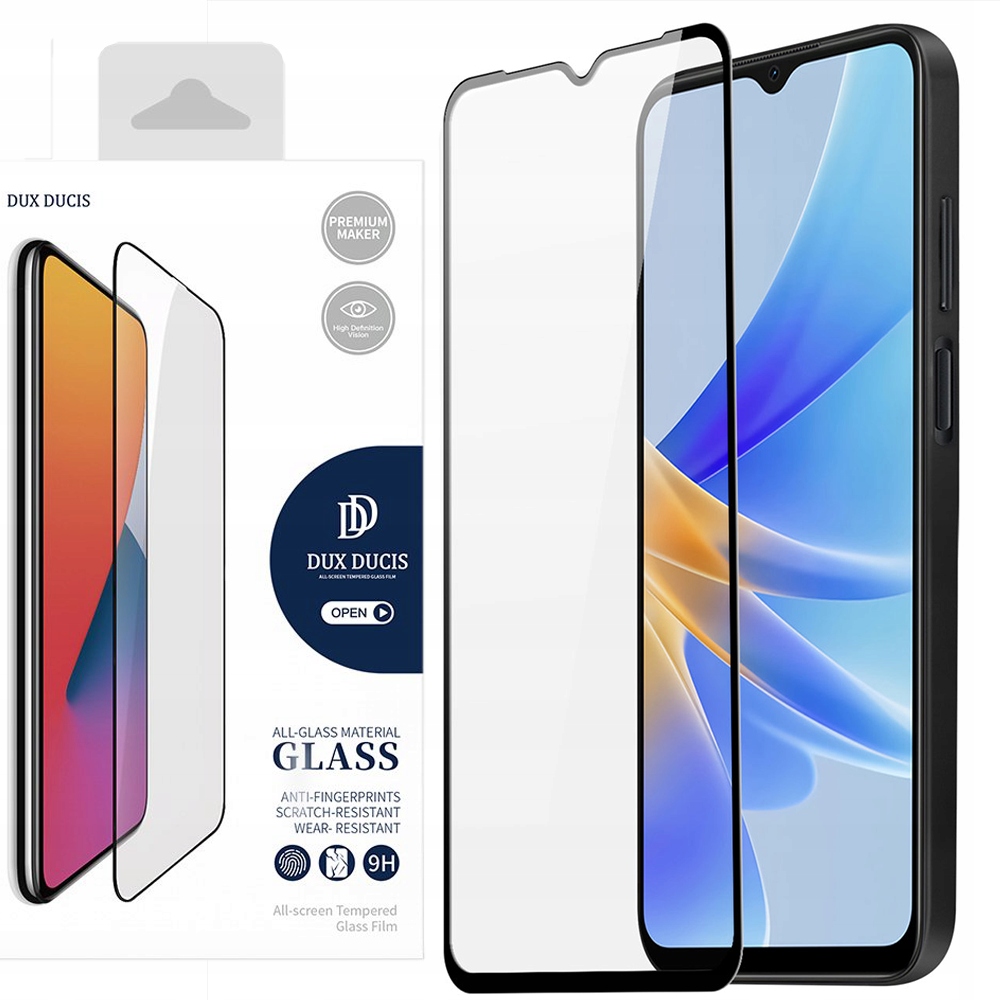 Dux Ducis 9D Tempered Glass Szkło Hartowane Do Oppo A17 Ochrona Ramka