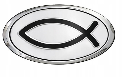 Naklejka na samochód Ryba 3d żywica 6X4,5 cm